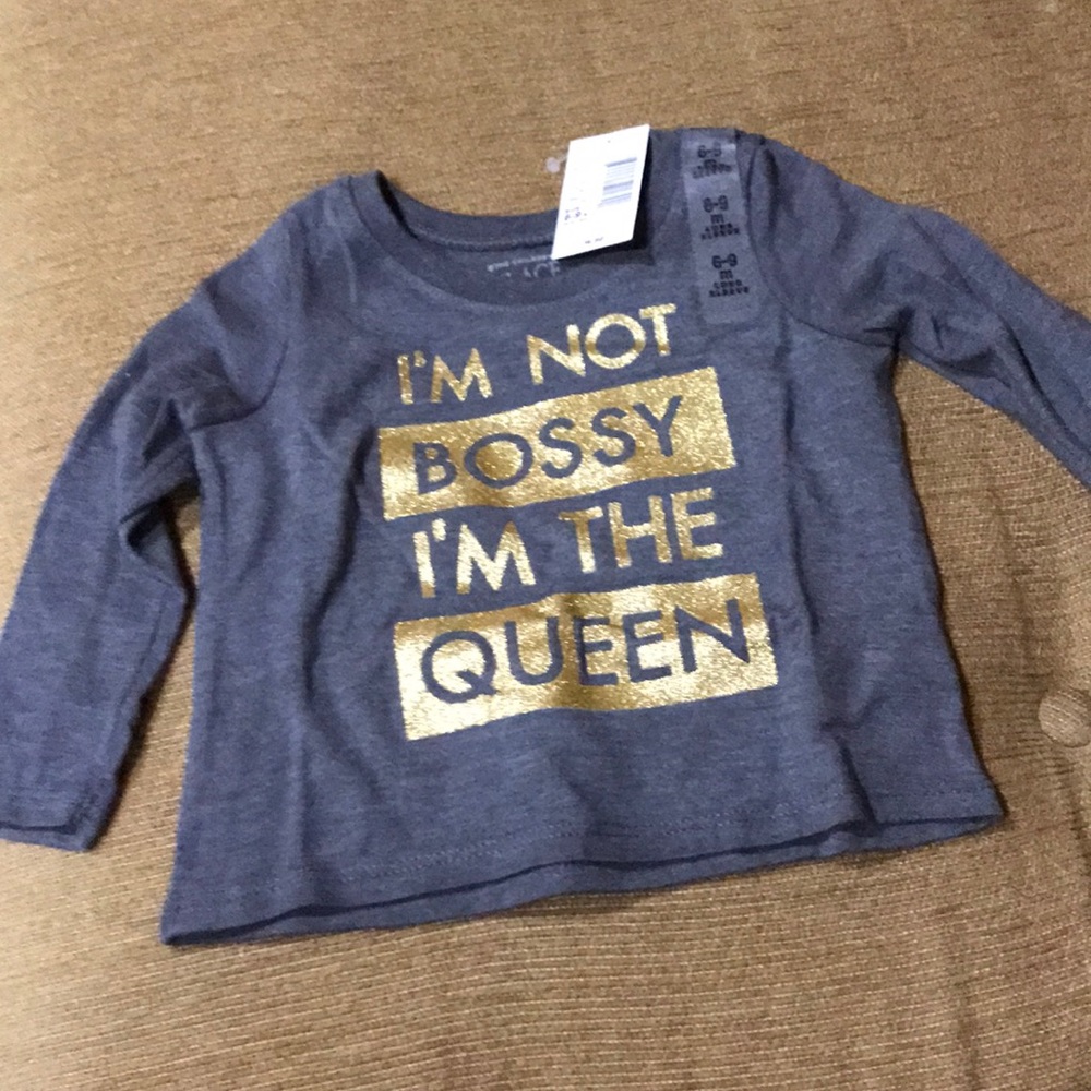 NWT Children’s Place 6-9 month shirt - Picture 1 of 2